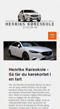Mobile Screenshot of henriks-koreskole.dk